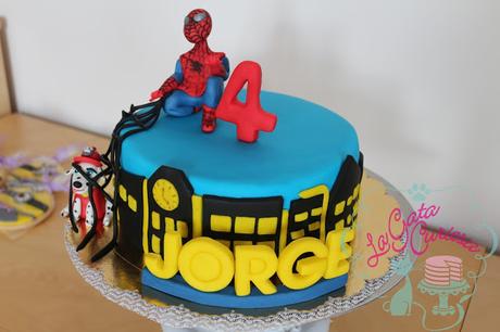 TARTA SPIDERMAN & PAW PATROL