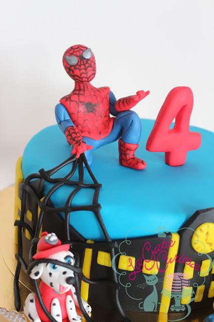 TARTA SPIDERMAN & PAW PATROL