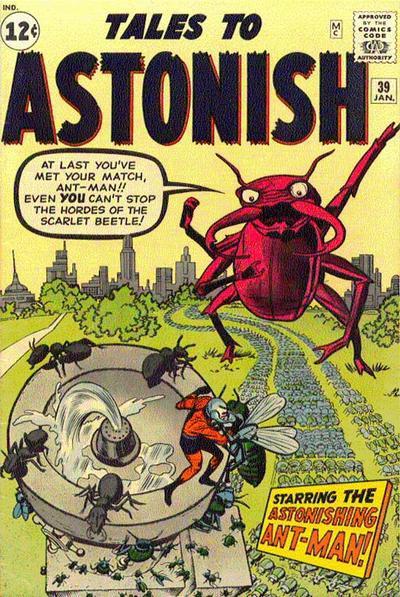 El Escarabajo Escarlata no trabajaba para la URRS, no, pero a punto estuvo de acabar con el Hombre Hormiga en Tales To Astonish Nº 39 USA, otro de los inmarchitables “clásicos” publicados por Marvel aquel 2 de Octubre de 1962. Más bizarro que sublime, el pobre bicho encontraría su destino final cuando el padre de Hulka le atizó con un periódico en Sensational She-Hulk Nº 60 USA, el apoteósico último número de la colección realizada por John Byrne. 