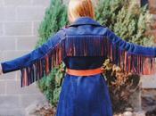 Blue trench.