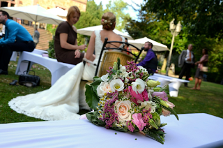 Boda en un jardín