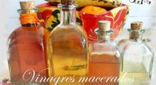 cuatro vinagres macerados medicinales