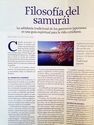 Revista Integral: Filosofía del samurái