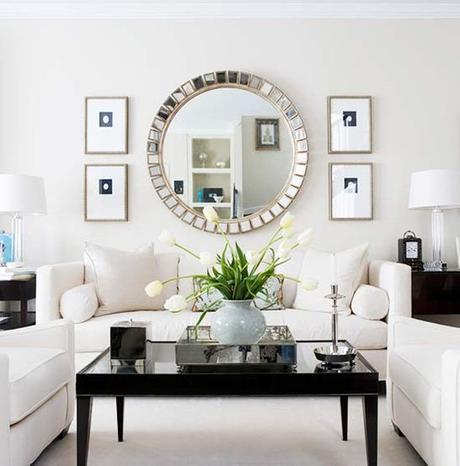 IDEAS PARA RENOVAR LA ZONA DE ESTAR sofá blanco, tapizar, tela Osbosne & Litle, zona de estar, salón, decorar