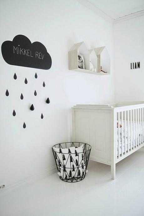 Tendencia para niños... como decorar EN BLANCO Y NEGRO!
