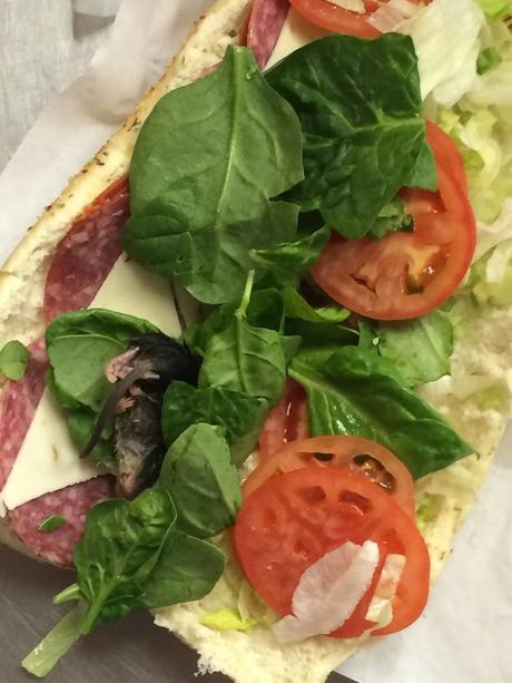 Encuentran un roedor muerto en un  Sandwich de Subway