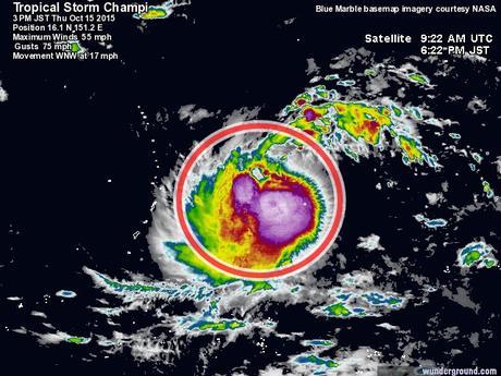 Las Islas Marianas(EE.UU) en la mira de la tormenta tropical 