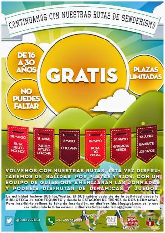 Continúan las rutas de senderismo del programa “Dos Hermanas Divertida” cartel senderismo-definitivo