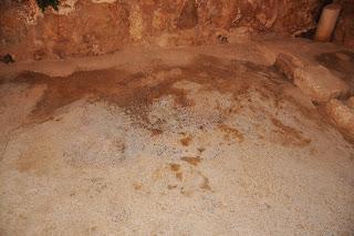 El mosaico de teselas grandes del Castillo de Ajlun