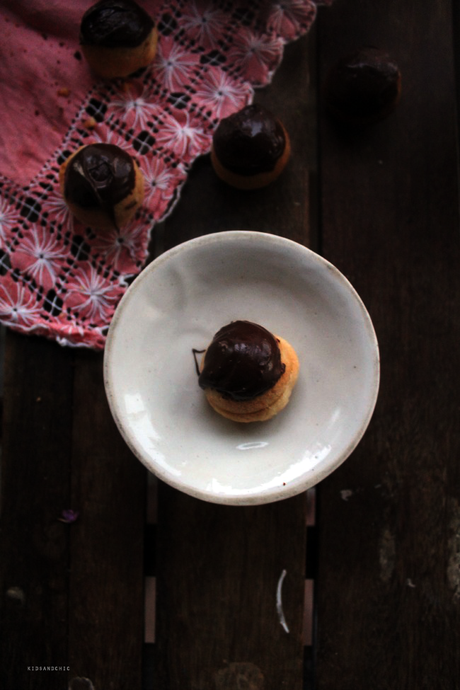 Bolitas de galletas y chocolate