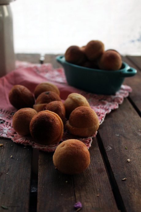 Bolitas de galletas y chocolate
