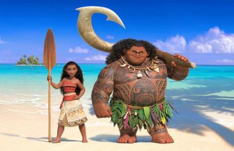 1era imagen de Moana y Maui en #Moana