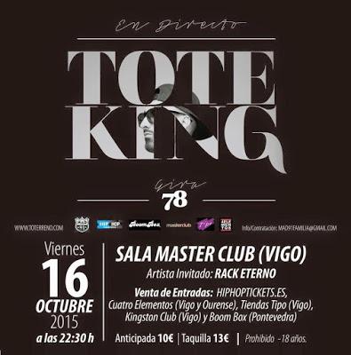 Primeras 19 fechas de la nueva gira de ToteKing