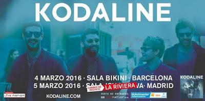 Kodaline cambian su concierto en Madrid de Joy Eslava a La Riviera