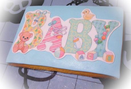 Galletas para bautizo con papel de azucar