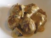 Albóndigas salsa setas