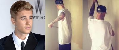 Bieber castigado a pintar paredes por lanzar huevos