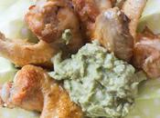 Alitas pollo guacamole