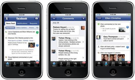 La app de Facebook puede causar problemas de autonomía en el iPhone facebook-application-update