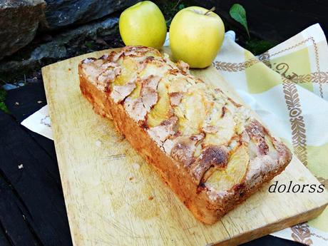 Plum cake con manzanas