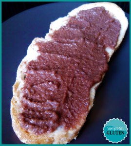 Crema vegana de cacao almendras y plátano (Sin Gluten, Sin Lácteos, Sin Huevo, Vegano)