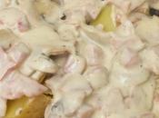 Pollo patatas carbonara