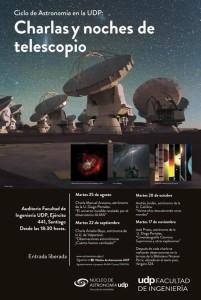Charlas y noches de telescopio gratuitas, UDP