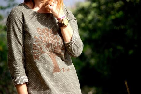 Verde oliva y marrón