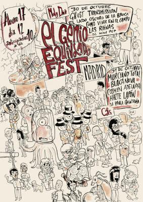 El Genio Equivocado Fest: El Lado Oscuro de la Broca, Cómo Vivir en el Campo, Las Ruinas, Murciano Total, Cosmen Adelaida...