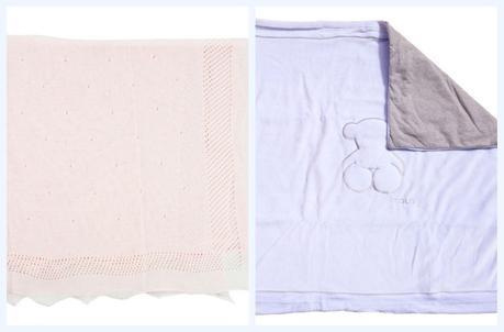 Embarazo: Prepara la maleta del hospital con la ropa del bebé y los imprescindibles que vas a necesitar Mantitas_collage