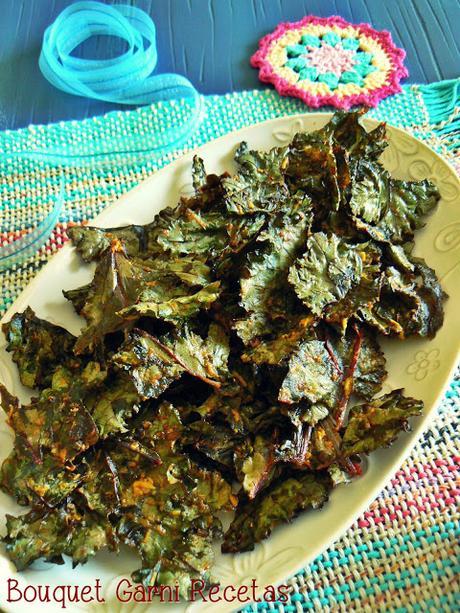 Chips crujientes de kale