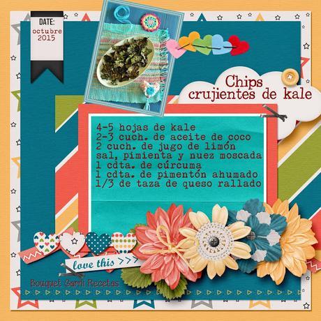 Chips crujientes de kale