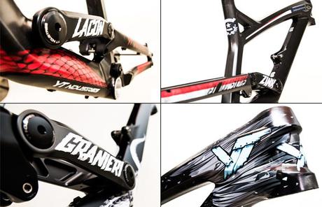 Las decoraciones personalizadas de YT Industries para la Red Bull Rampage 2015