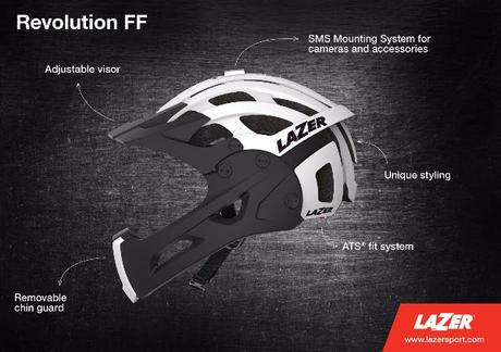 Lazer Revolution FF: nuevo casco para enduro con mentonera desmontable
