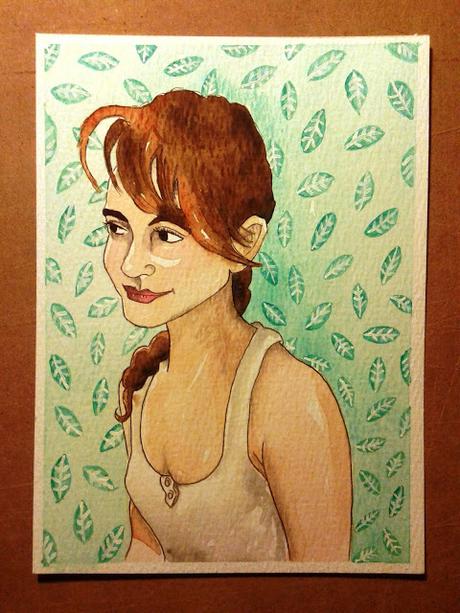 Retrato acuarela