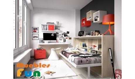 Los beneficios de la cama abatibles en una habitación juvenil