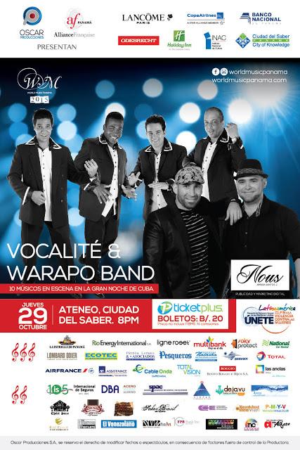 Vocalité & Warapo: La noche cubana del World Music Panamá