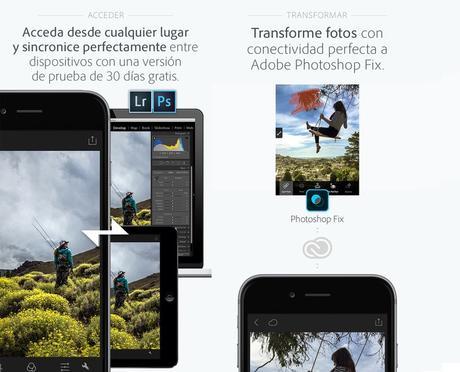 Adobe Photoshop Lightroom para iOS gratis