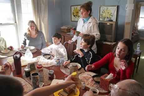 Desayunar en familia