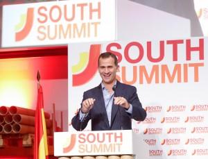 Su Majestad el Rey de España el día de la clausura de South Summit 2015