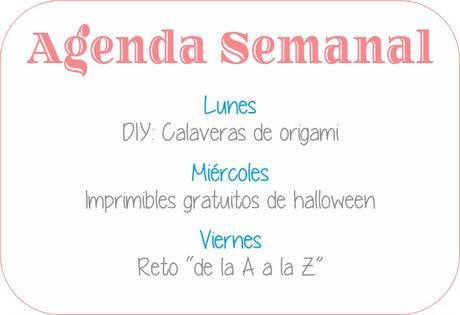 Agenda Semanal 19/10 - 25/10