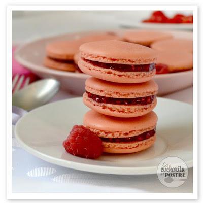 MACARONS DE FRAMBUESA / RASPBERRY MACARONS