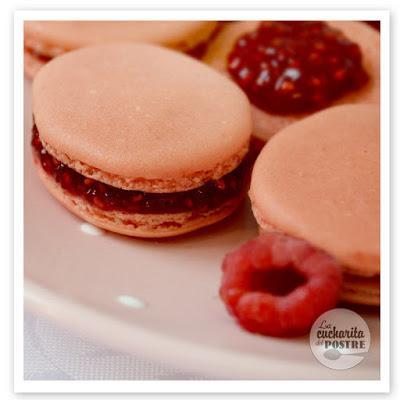 MACARONS DE FRAMBUESA / RASPBERRY MACARONS