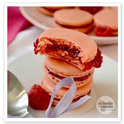 MACARONS DE FRAMBUESA / RASPBERRY MACARONS