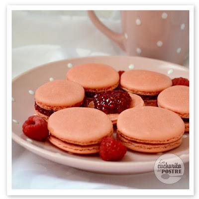MACARONS DE FRAMBUESA / RASPBERRY MACARONS