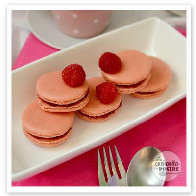 MACARONS DE FRAMBUESA / RASPBERRY MACARONS