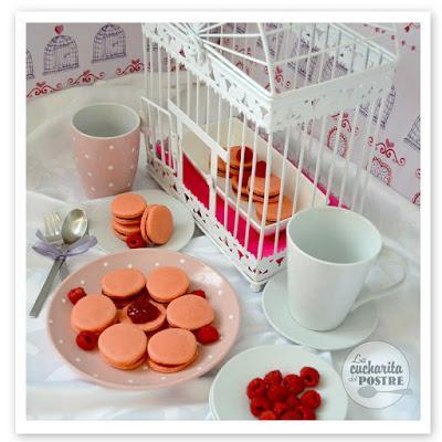 MACARONS DE FRAMBUESA / RASPBERRY MACARONS