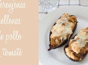 Berenjenas rellenas pollo tomate