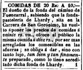 Comiendo en Lhardy. Madrid, 1892. IV Centenario del Descubrimiento de América