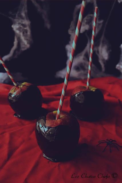 Black Candy Apples